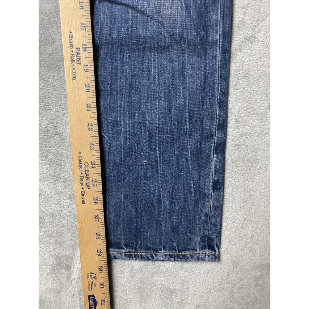 American Eagle Mens 28x32 Slim Straight Blue Denim Jeans